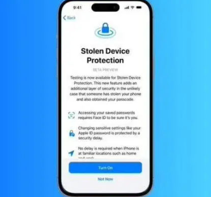 韶关苹果授权维修店分享被盗设备保护功能开启方法 