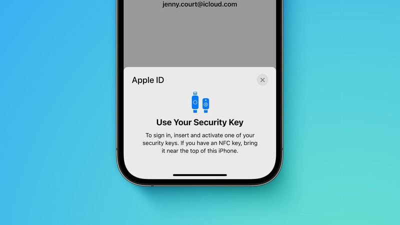 韶关苹果手机维修分享iOS 16.3 新增的 Apple ID 的安全密钥有什么功能 