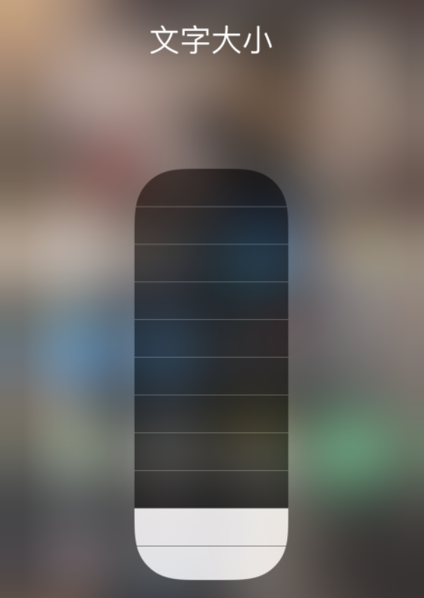 韶关苹果手机维修分享小技巧：在 iPhone 控制中心快速调节字体大小 