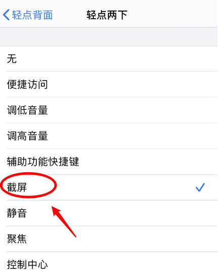 韶关苹果手机维修分享iPhone12如何启用双击截屏 